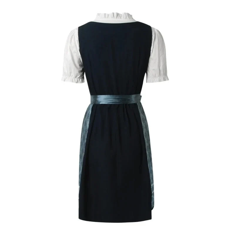 Mina | Damen Dunkelblaue Klassische Dirndl