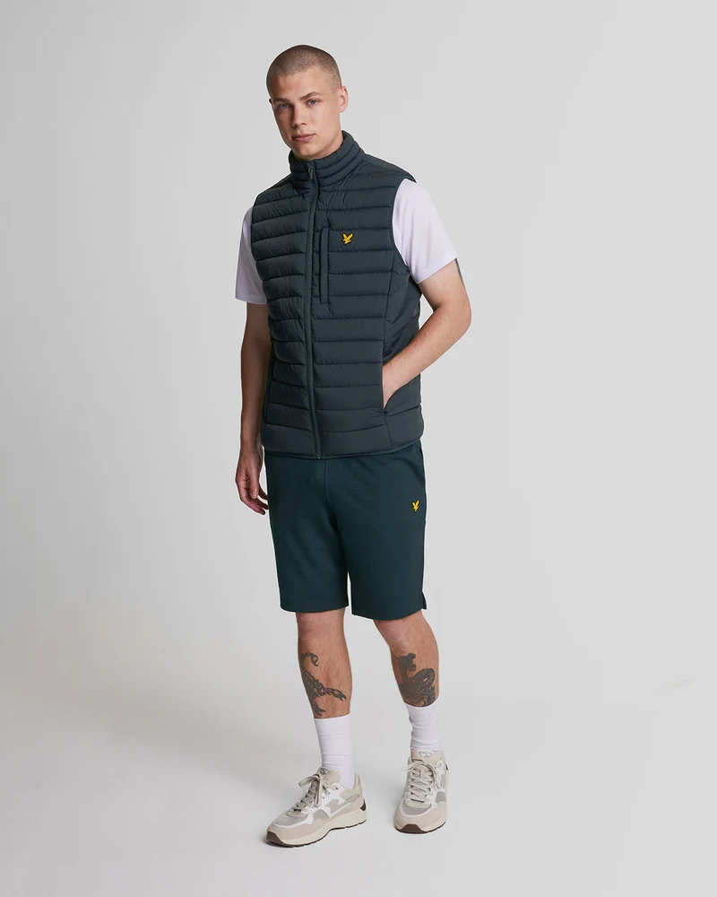 Lyle & Scott Leichte Herren-Sport-Steppweste | Dunkelblau