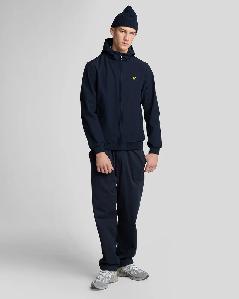 Lyle & Scott Herren-Softshelljacke mit Fleecefutter | Dunkelblau