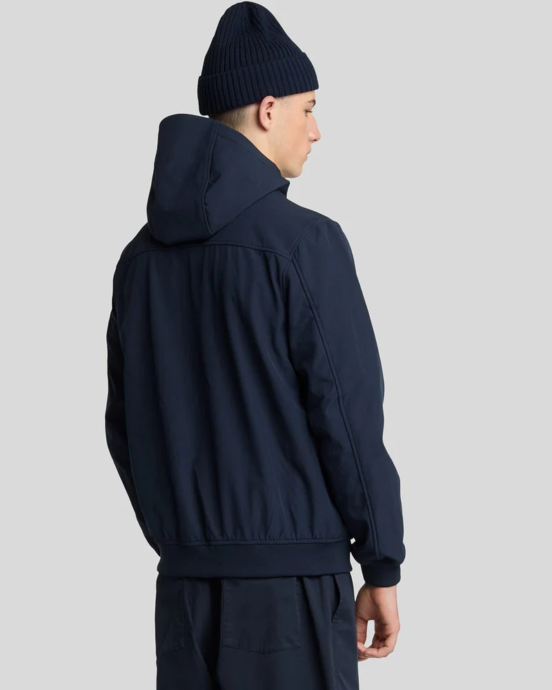 Lyle & Scott Herren-Softshelljacke mit Fleecefutter | Dunkelblau