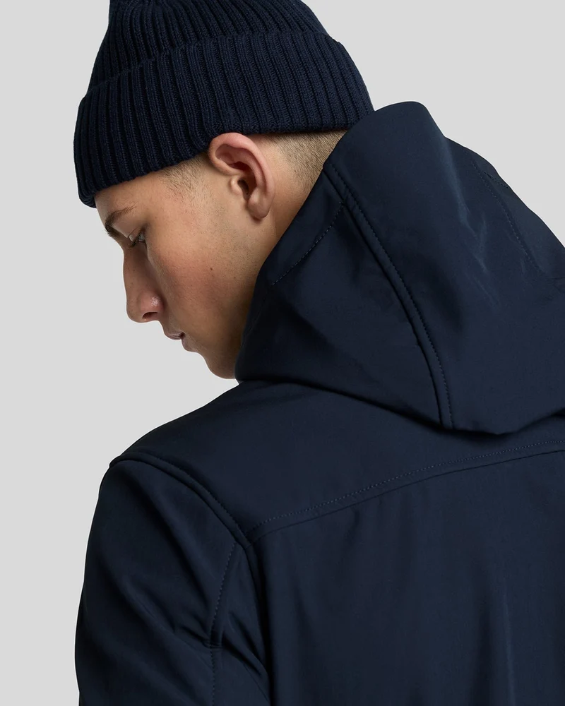 Lyle & Scott Herren-Softshelljacke mit Fleecefutter | Dunkelblau