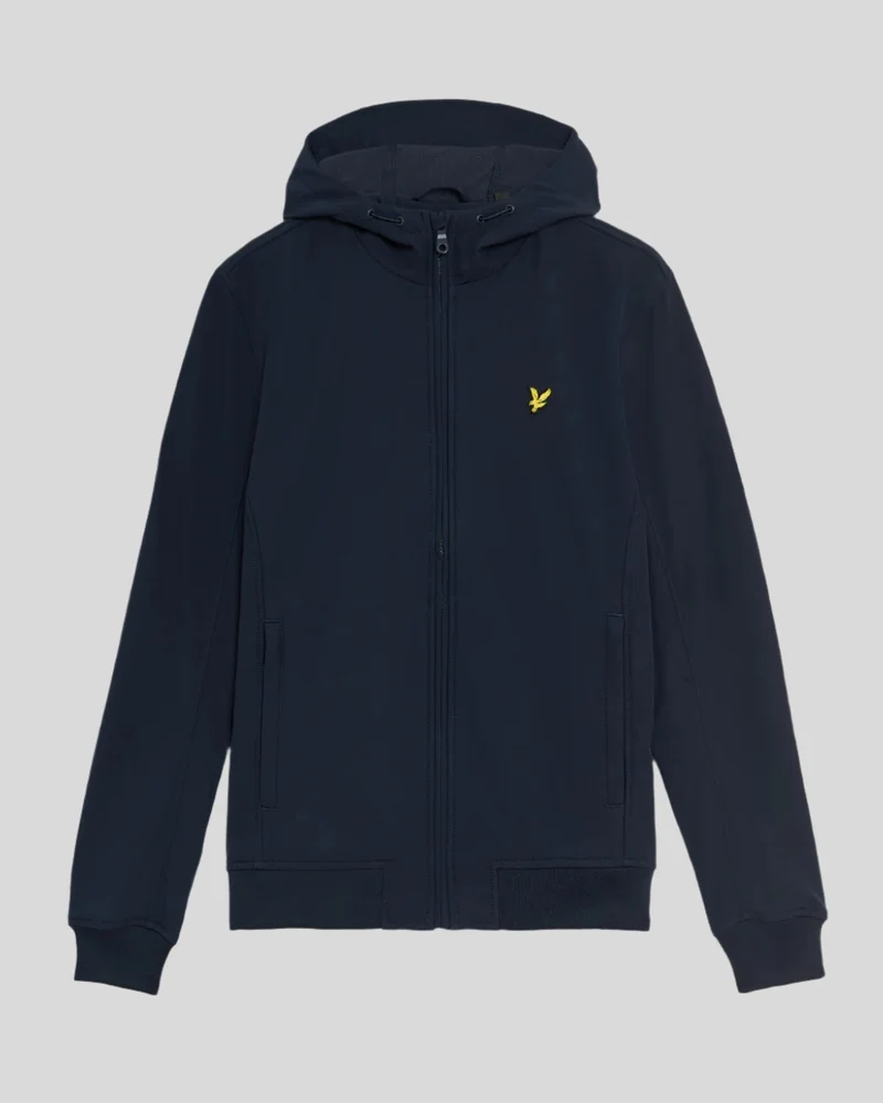 Lyle & Scott Herren-Softshelljacke mit Fleecefutter | Dunkelblau