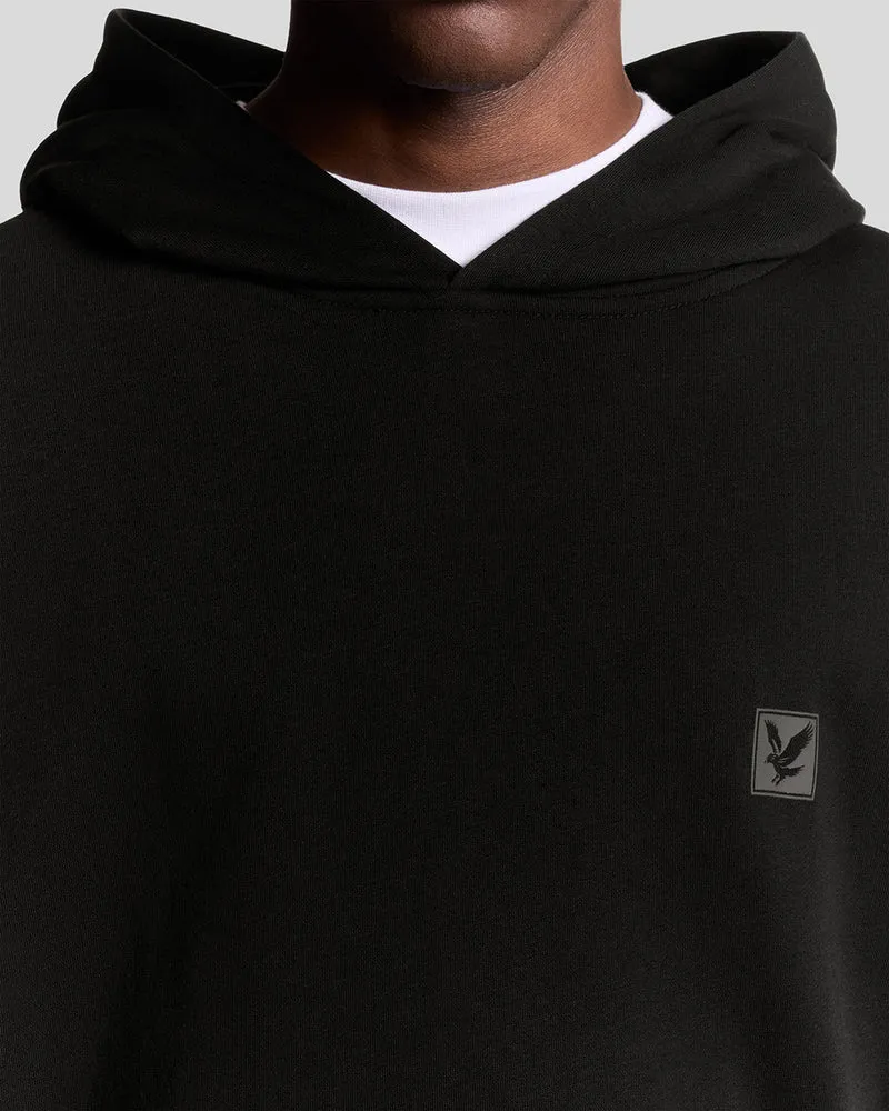 Lyle & Scott Herren-Lounge-Pullover-Hoodie | Tiefschwarz