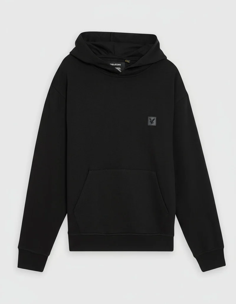 Lyle & Scott Herren-Lounge-Pullover-Hoodie | Tiefschwarz