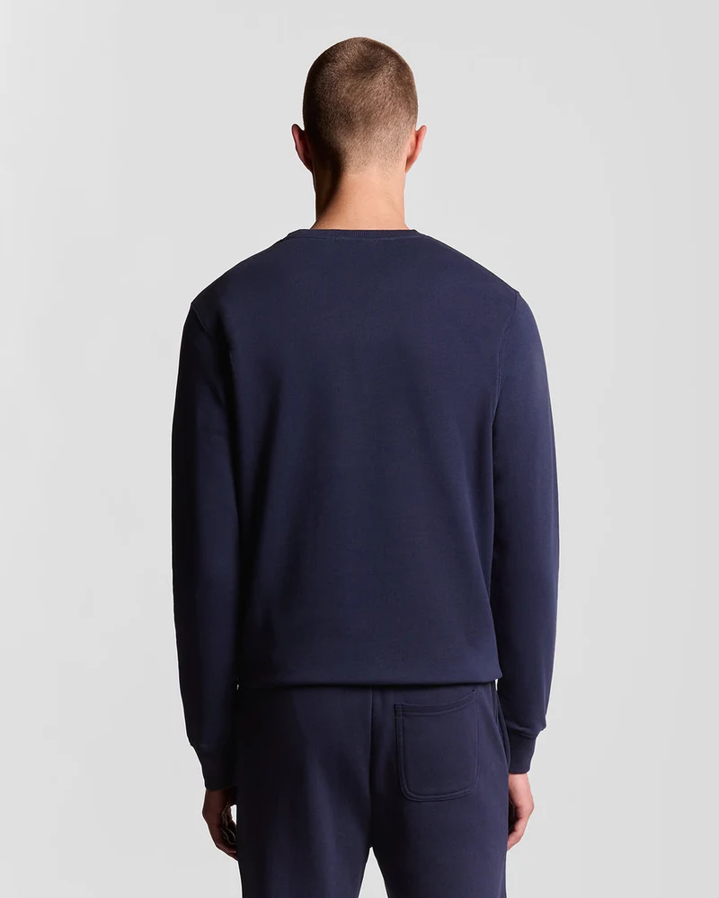 Lyle & Scott Herren-Jogginghose aus Baumwolle, schmal geschnitten | Marineblau