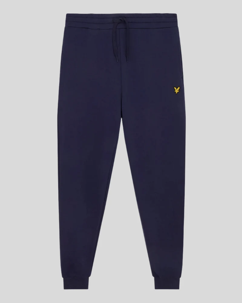 Lyle & Scott Herren-Jogginghose aus Baumwolle, schmal geschnitten | Marineblau