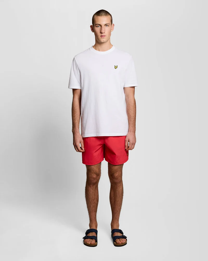 Lyle & Scott Herren-Badeshorts | Kirschrot