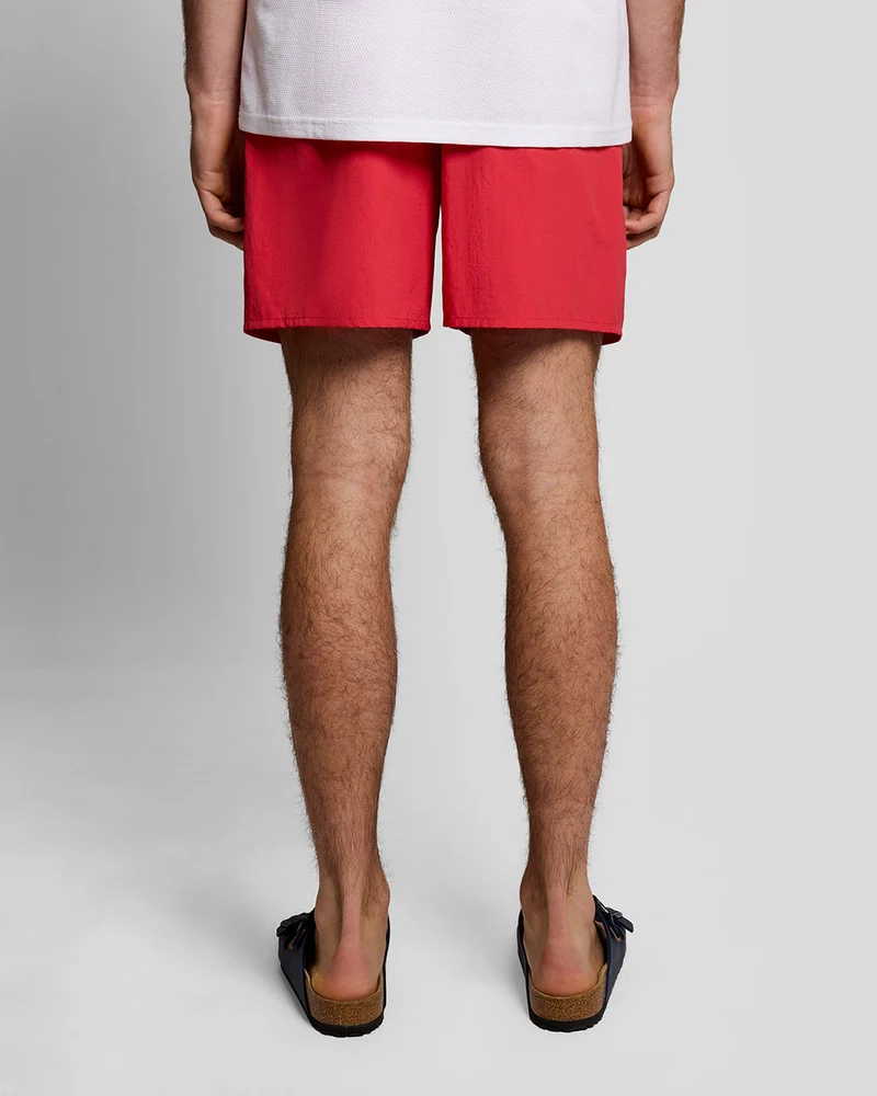 Lyle & Scott Herren-Badeshorts | Kirschrot