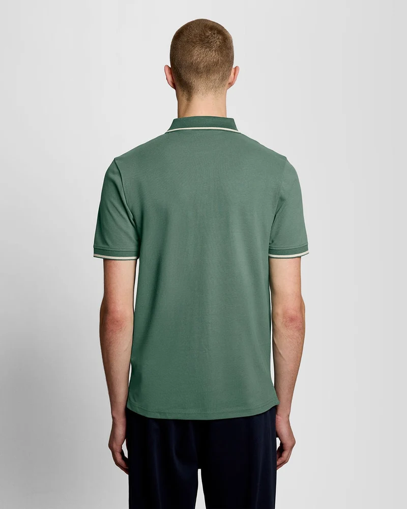 Lyle & Scott Herren-Poloshirt mit Farbverlauf | Everglades Weizen