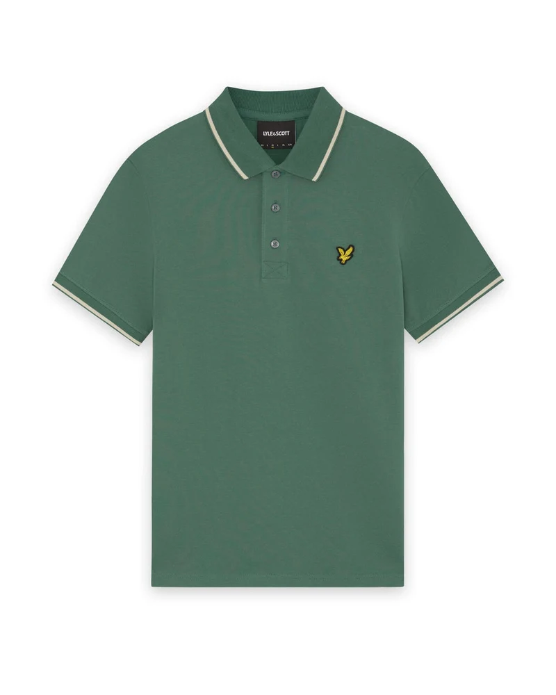 Lyle & Scott Herren-Poloshirt mit Farbverlauf | Everglades Weizen