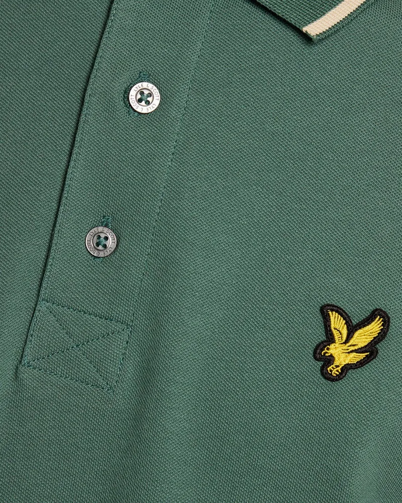 Lyle & Scott Herren-Poloshirt mit Farbverlauf | Everglades Weizen