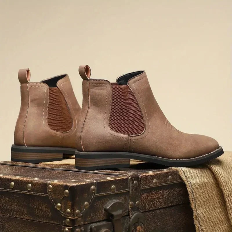 Karl | Herren Orthopädische Chelsea Boots aus Kunstleder