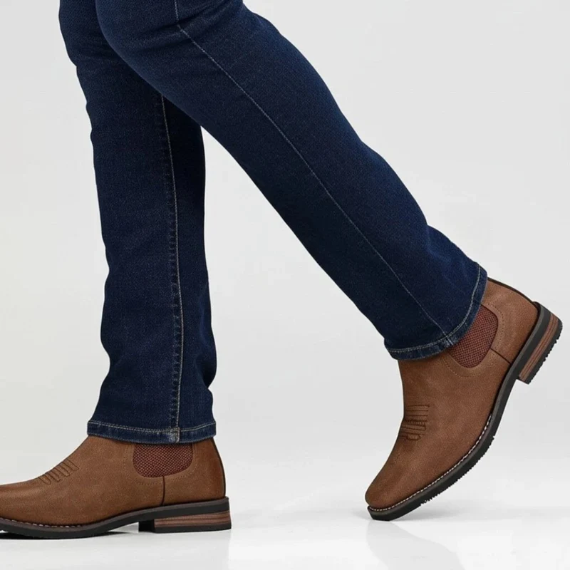 Karl | Herren Orthopädische Chelsea Boots aus Kunstleder