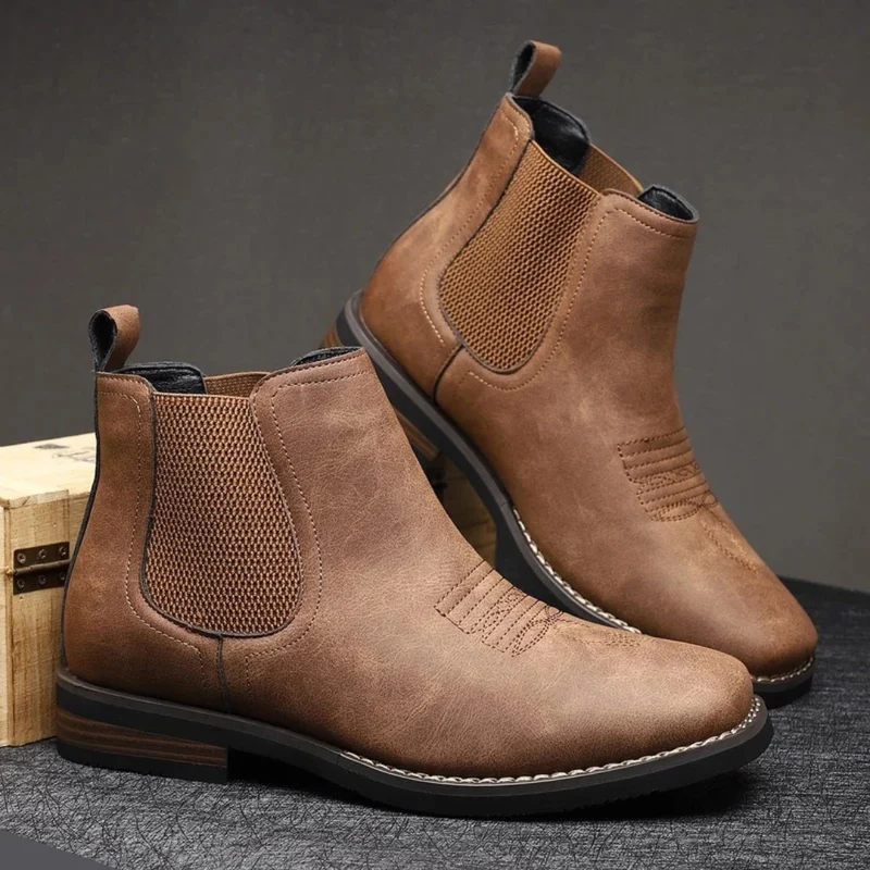 Karl | Herren Orthopädische Chelsea Boots aus Kunstleder