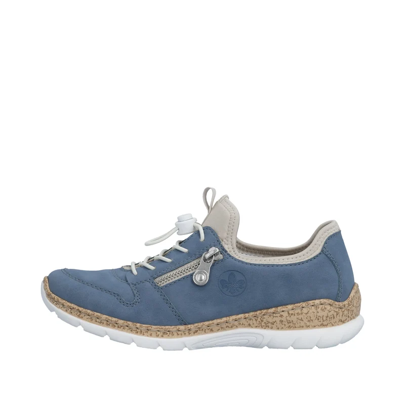 Rieker Damen-Sneaker zum Hineinschlüpfen | Blau