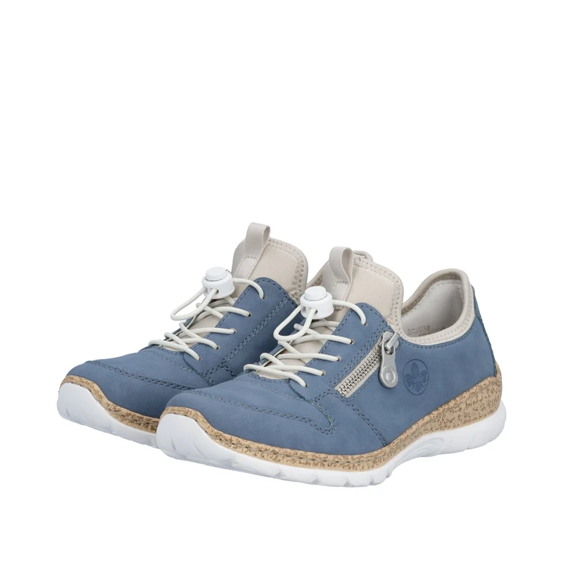 Rieker Damen-Sneaker zum Hineinschlüpfen | Blau
