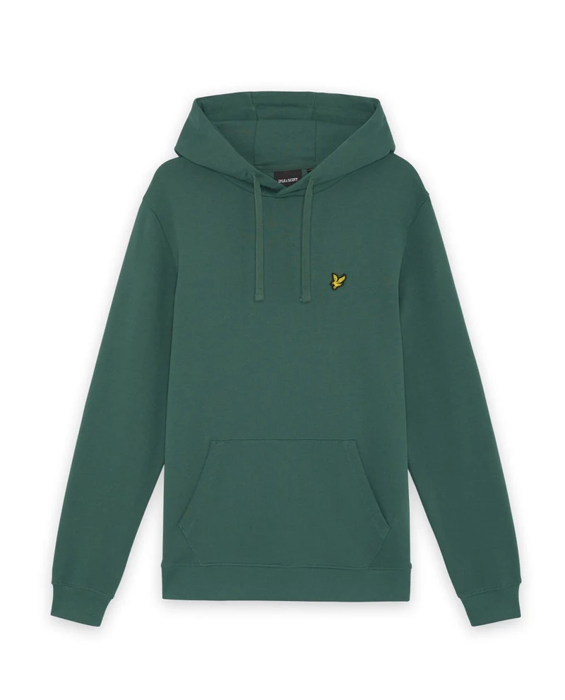 Lyle & Scott Herren-Hoodie aus Baumwolle mit Loopback-Muster | Everglades