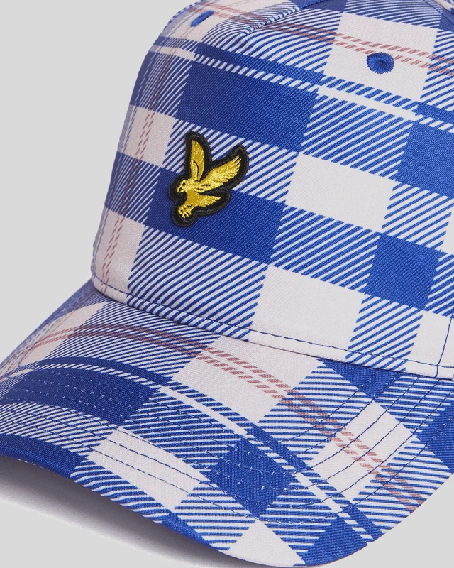 Lyle & Scott Tartan-Mütze | Jetzt blau