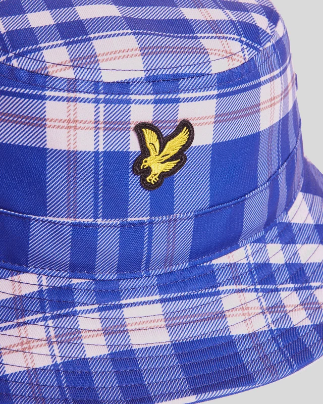 Lyle & Scott Tartan-Bucket-Hat | Jetzt blau