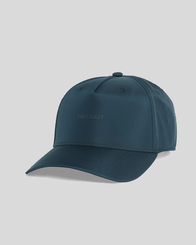 Lyle & Scott Kappe aus Shell-Stoff | Dunkelblau