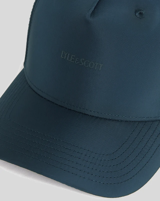 Lyle & Scott Kappe aus Shell-Stoff | Dunkelblau