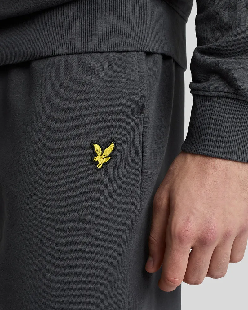 Lyle & Scott Herren-Baumwoll-Sweatshorts | Anthrazit