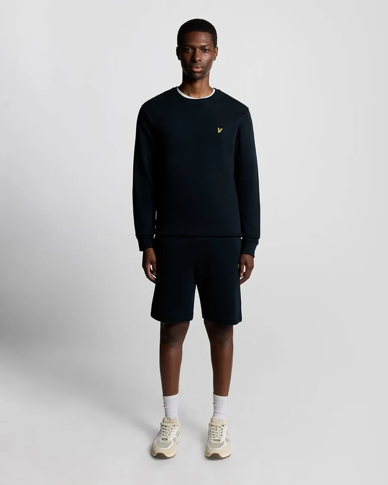 Lyle & Scott Herren-Baumwoll-Sweatshorts | Dunkelblau