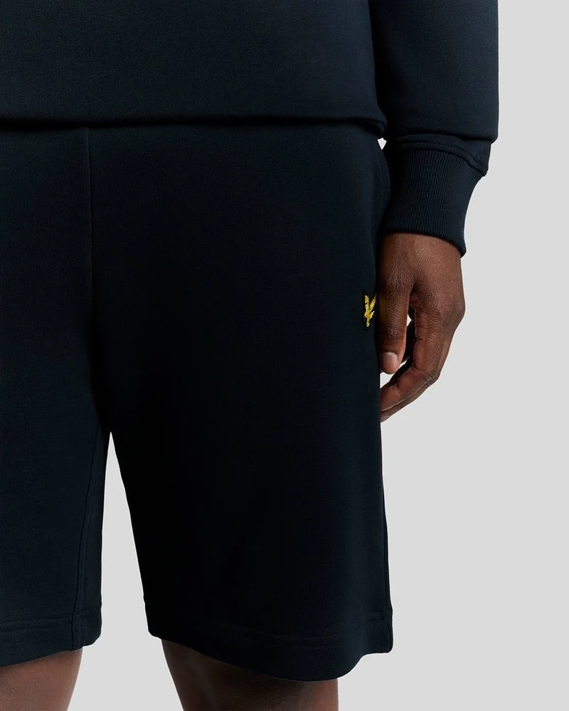 Lyle & Scott Herren-Baumwoll-Sweatshorts | Dunkelblau