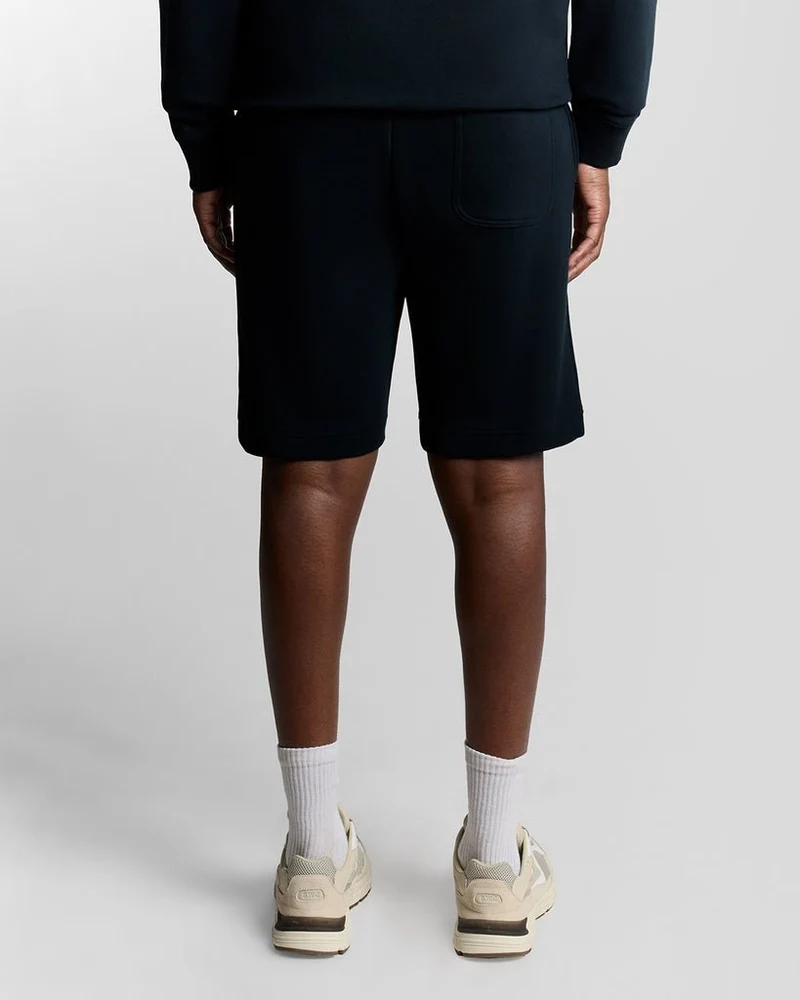 Lyle & Scott Herren-Baumwoll-Sweatshorts | Dunkelblau