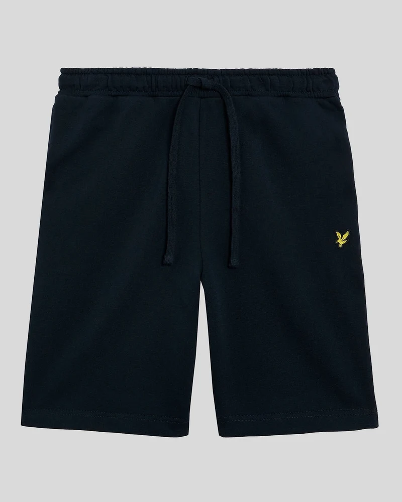 Lyle & Scott Herren-Baumwoll-Sweatshorts | Dunkelblau