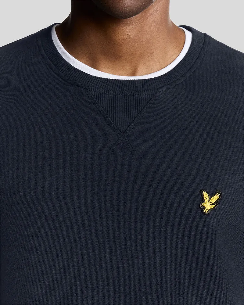 Lyle & Scott Herren-Sweatshirt mit Rundhalsausschnitt | Dunkelblau