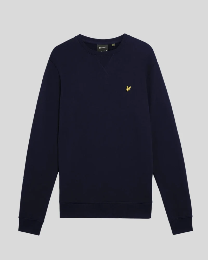 Lyle & Scott Herren-Sweatshirt mit Rundhalsausschnitt | Dunkelblau