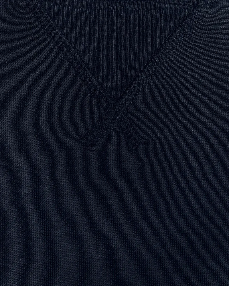 Lyle & Scott Herren-Sweatshirt mit Rundhalsausschnitt | Dunkelblau