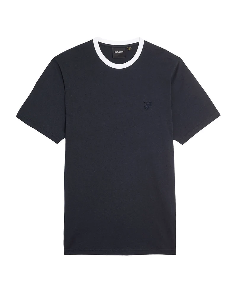 Lyle & Scott Raglan-T-Shirt für Herren aus Leinenmischung | Dunkelblau