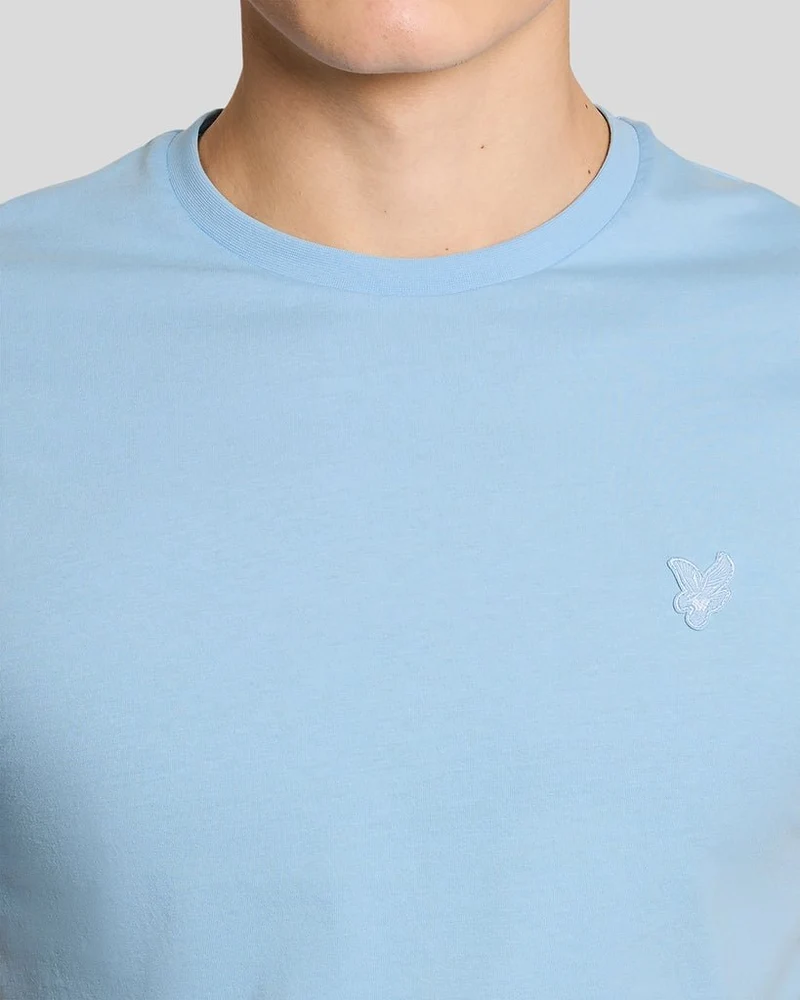 Lyle & Scott Herren-T-Shirt aus feinster Baumwolle | Hellblau