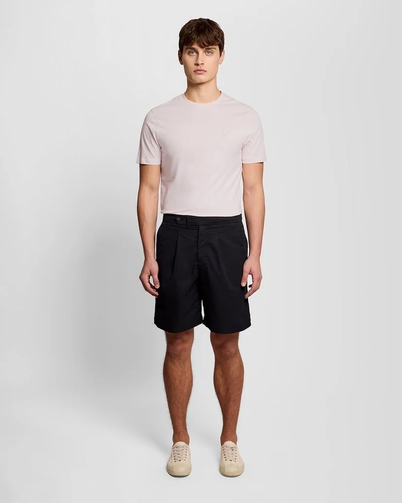 Lyle & Scott Herren-T-Shirt aus feinster Baumwolle | Hellrosa