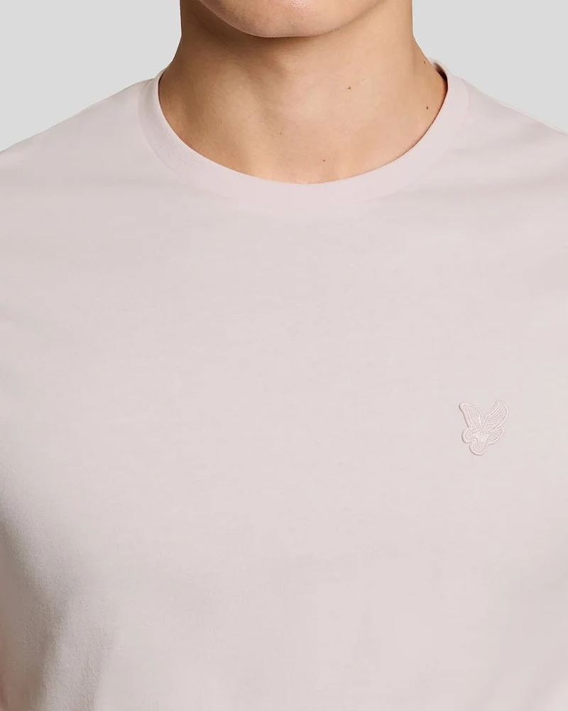 Lyle & Scott Herren-T-Shirt aus feinster Baumwolle | Hellrosa