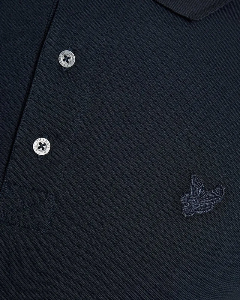 Lyle & Scott Herren-Poloshirt aus feinster Baumwolle | Dunkelblau