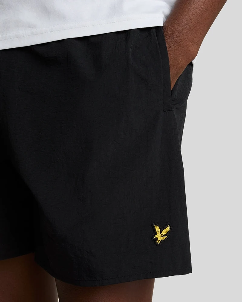 Lyle & Scott Herren-Badeshorts | Tiefschwarz
