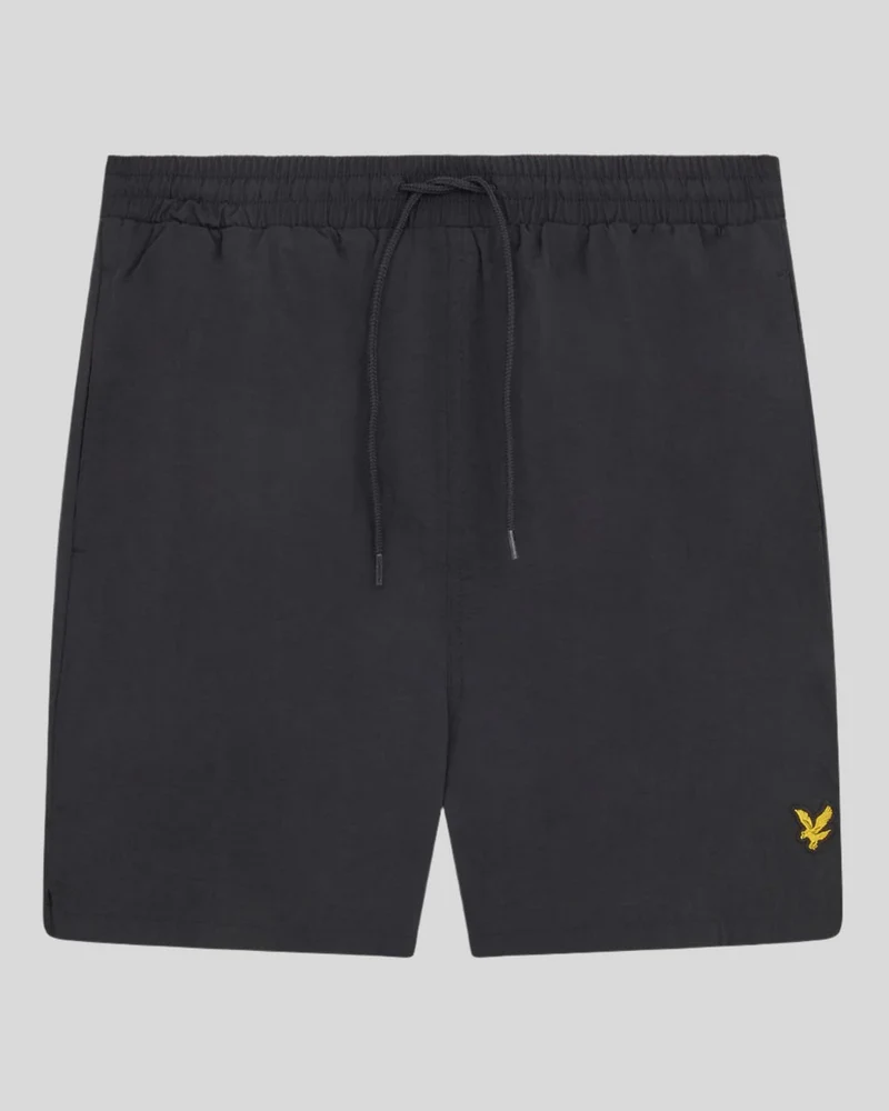Lyle & Scott Herren-Badeshorts | Tiefschwarz
