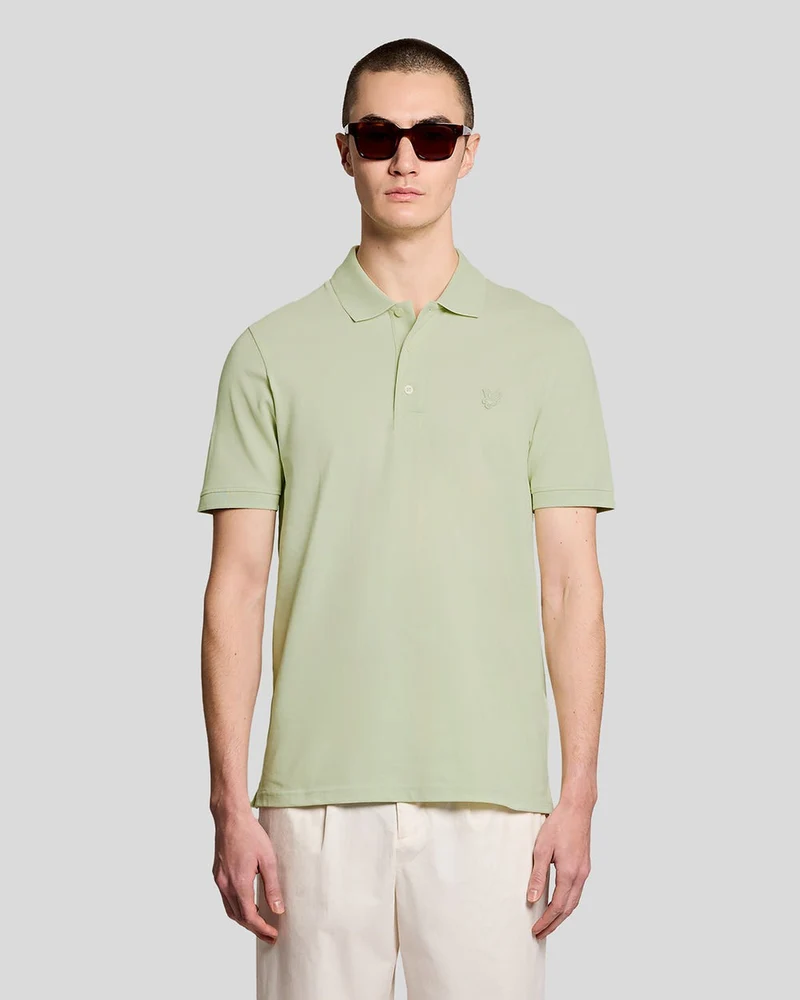 Lyle & Scott Poloshirt für Herren aus feinster Baumwolle | Zartes Grün