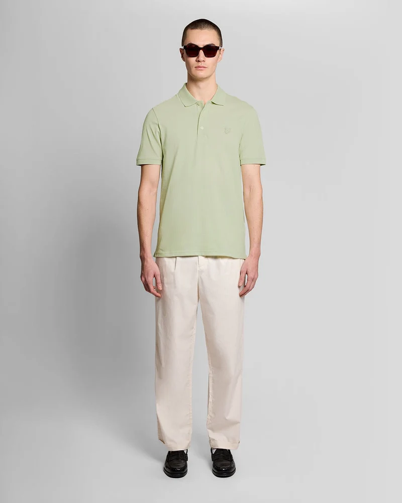 Lyle & Scott Poloshirt für Herren aus feinster Baumwolle | Zartes Grün