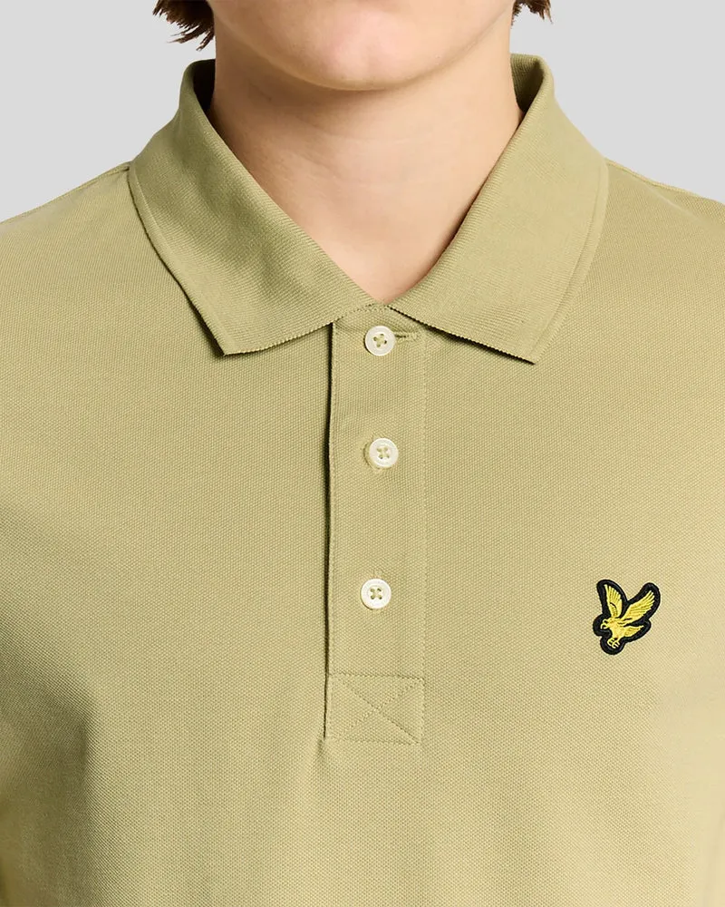 Lyle & Scott Herren-Poloshirt aus Baumwolle | Kräutergrün