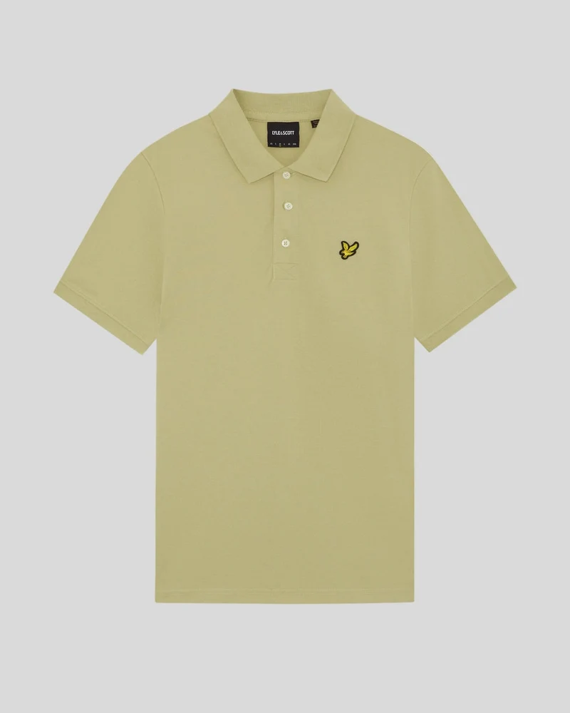 Lyle & Scott Herren-Poloshirt aus Baumwolle | Kräutergrün