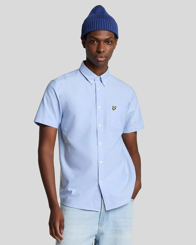 Lyle & Scott Herren-Oxfordhemd mit kurzen Ärmeln | Riviera