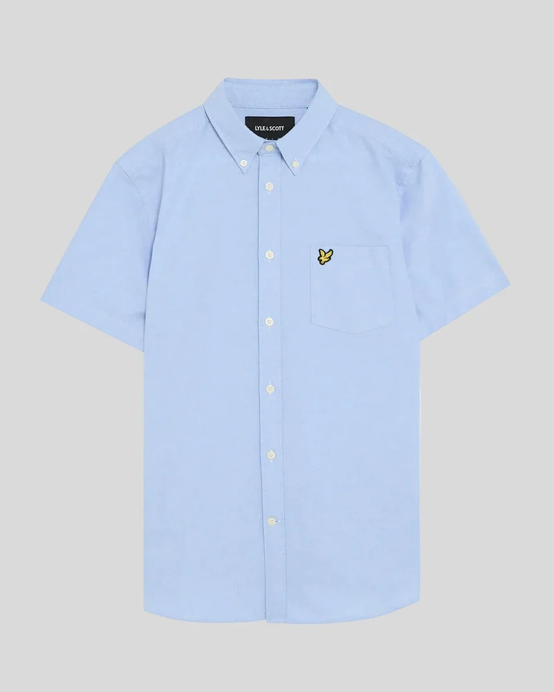 Lyle & Scott Herren-Oxfordhemd mit kurzen Ärmeln | Riviera