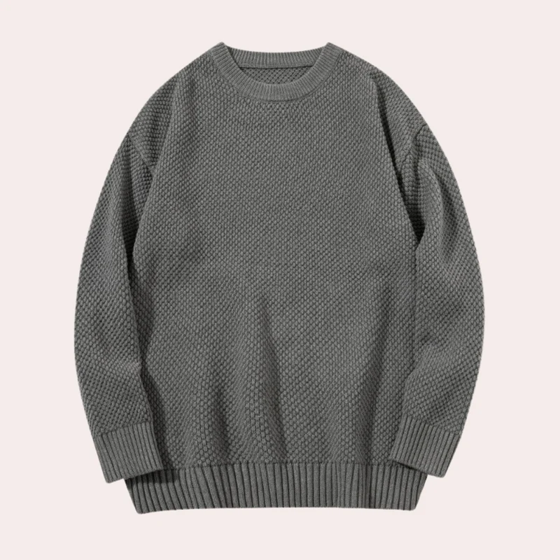 Trond - Lässiger Herren-Pullover mit Rundhalsausschnitt
