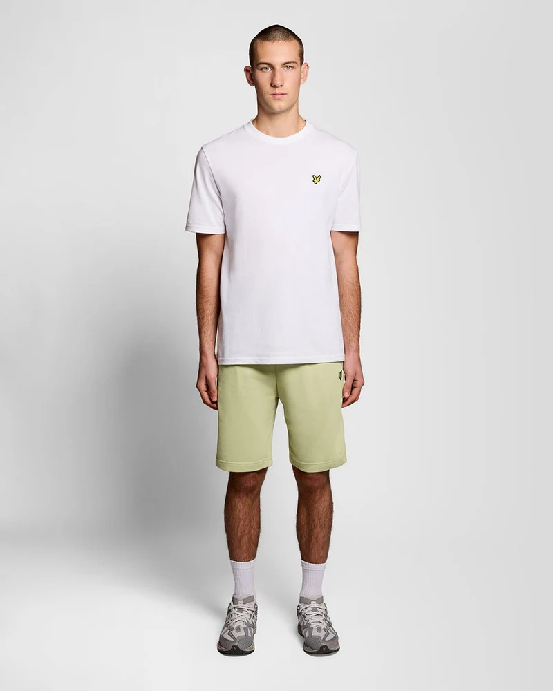 Lyle & Scott Herren-Baumwoll-Sweatshorts | Kräutergrün