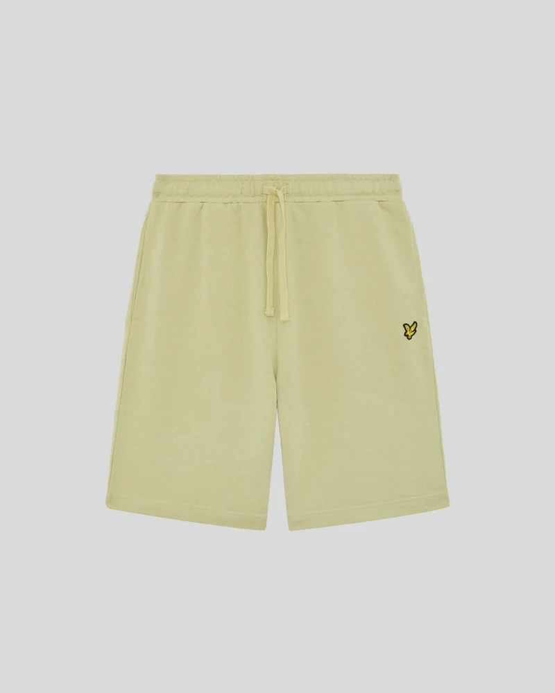 Lyle & Scott Herren-Baumwoll-Sweatshorts | Kräutergrün