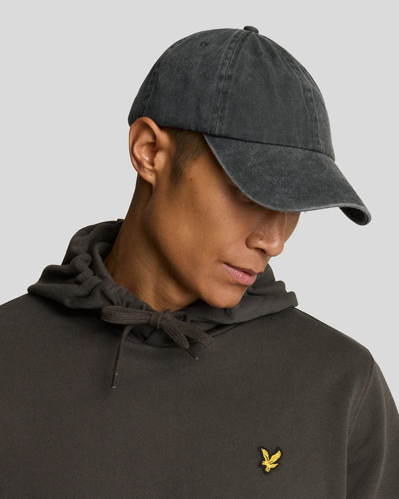 Lyle & Scott Herren-Hoodie aus Baumwolle mit Loopback-Rückenstruktur | Gunmetal